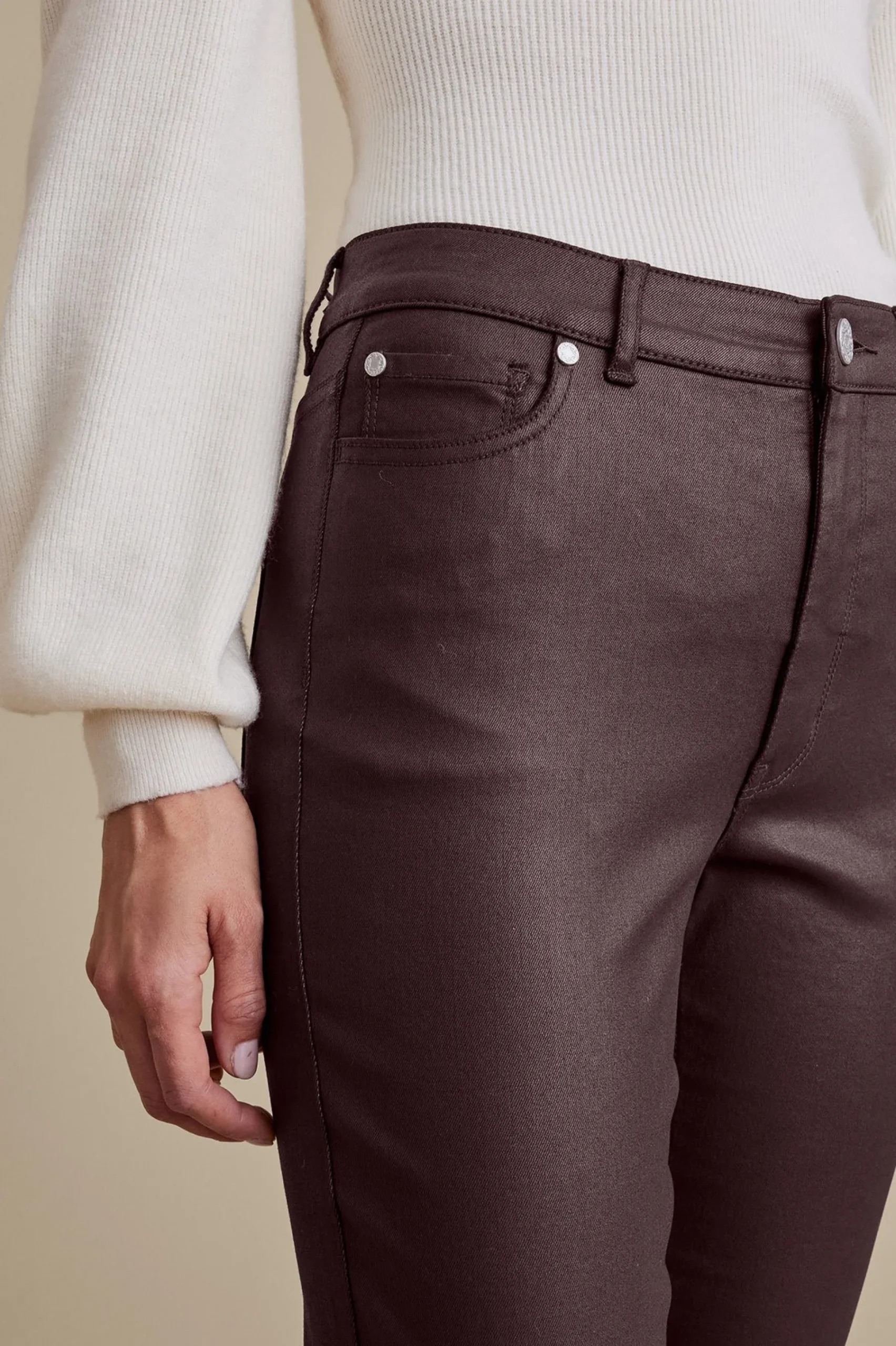 Soft Surroundings Ultimate Denim Coated Straight Leg Jeans> Everyday Styles|leggings