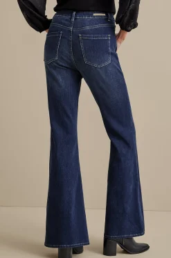 Soft Surroundings Ultimate Denim Flare Jeans><noscript><img width=