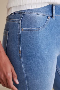 Soft Surroundings Ultimate Denim Pull-On Bootcut Jeans><noscript><img width=