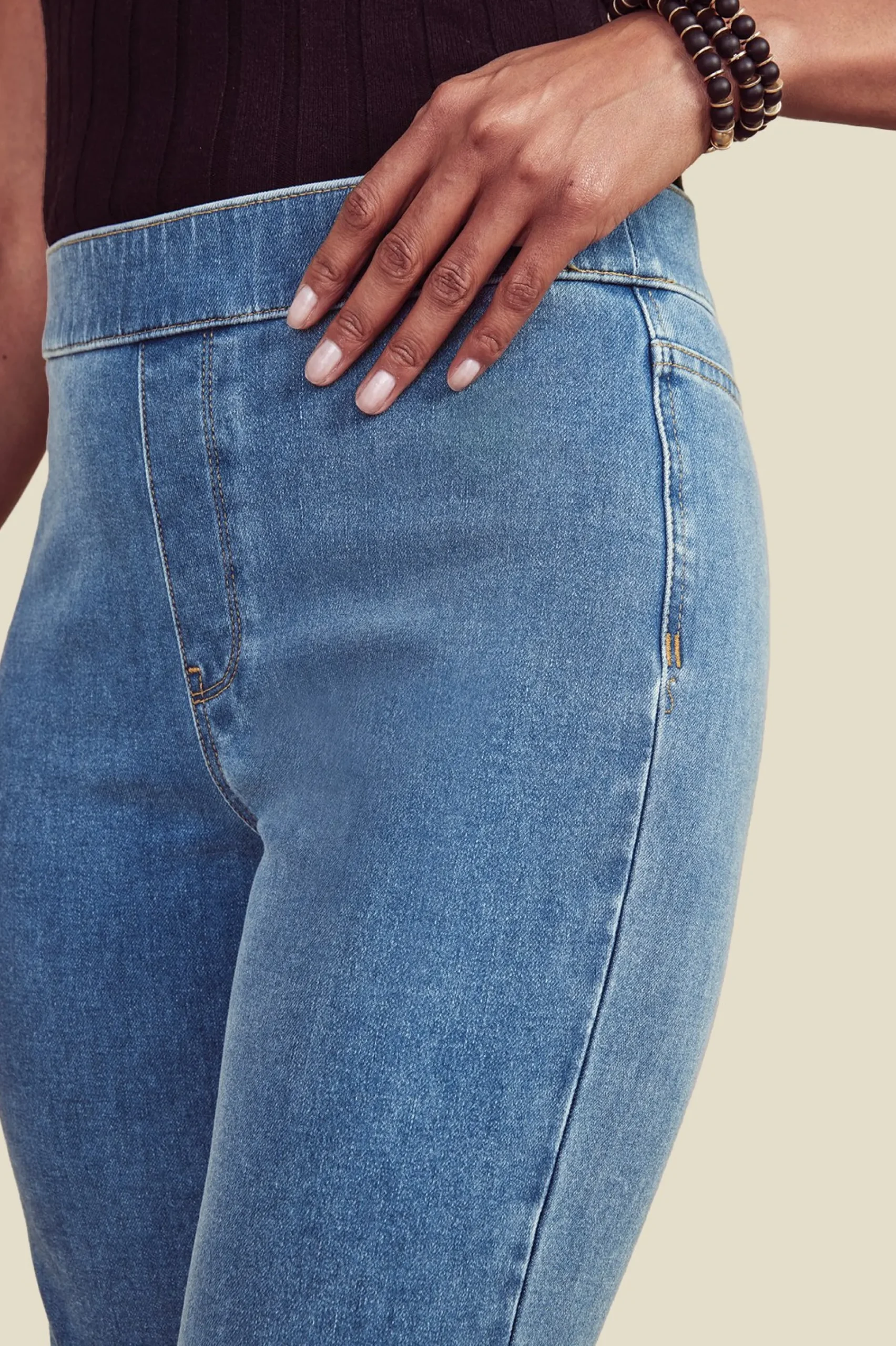 Soft Surroundings Ultimate Denim Pull-On Slim Leg Jeans> Everyday Styles|Wear Now Styles