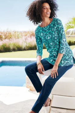 Soft Surroundings Ultimate Denim Skinny Ankle Jeans><noscript><img width=