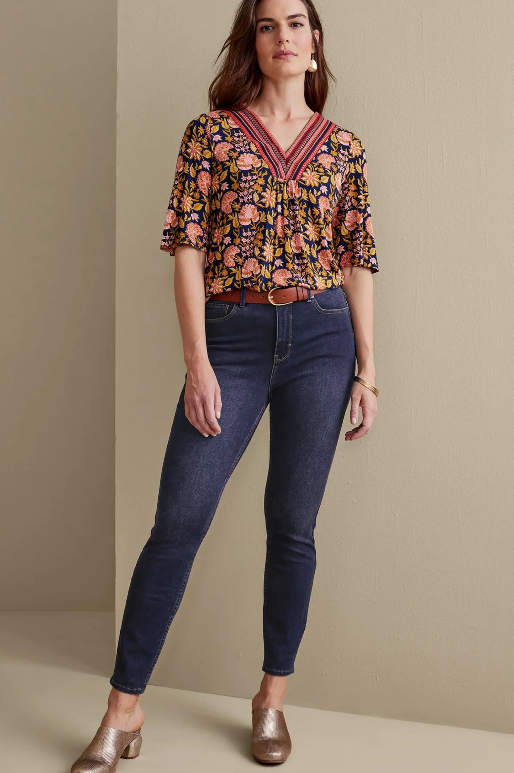 Soft Surroundings Ultimate Denim Skinny Ankle Jeans> Everyday Styles|Wear Now Styles