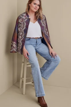 Soft Surroundings Ultimate Denim Wide Leg Jeans><noscript><img width=