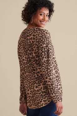 Soft Surroundings Valentina Zip Sweater><noscript><img width=