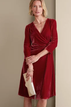 Soft Surroundings Velvet Hyannis Dress> Feminine Flourish|EVelvet Styles