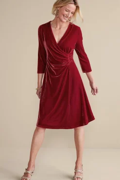 Soft Surroundings Velvet Hyannis Dress> Feminine Flourish|EVelvet Styles