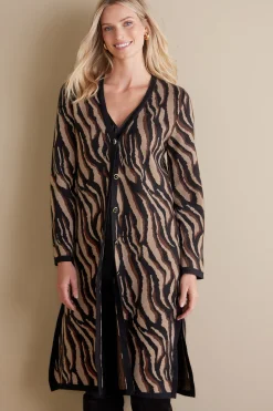 Soft Surroundings Veronica Jacquard Cardigan><noscript><img width=