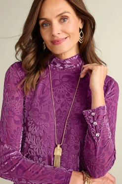Soft Surroundings Walden Velvet Turtleneck><noscript><img width=