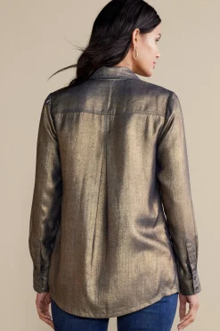 Soft Surroundings Zafina Shirt><noscript><img width=